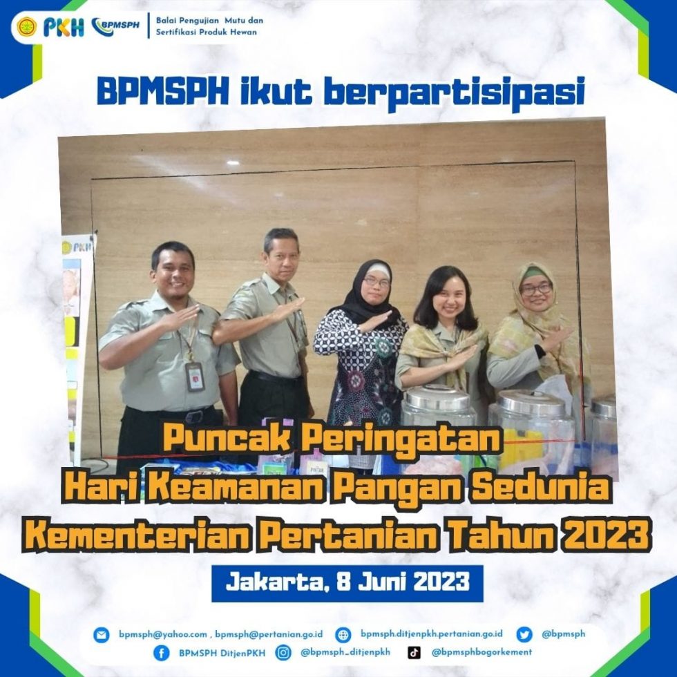 Bpmsph Berpartisipasi Pada Peringatan Hari Kemanan Pangan Sedunia