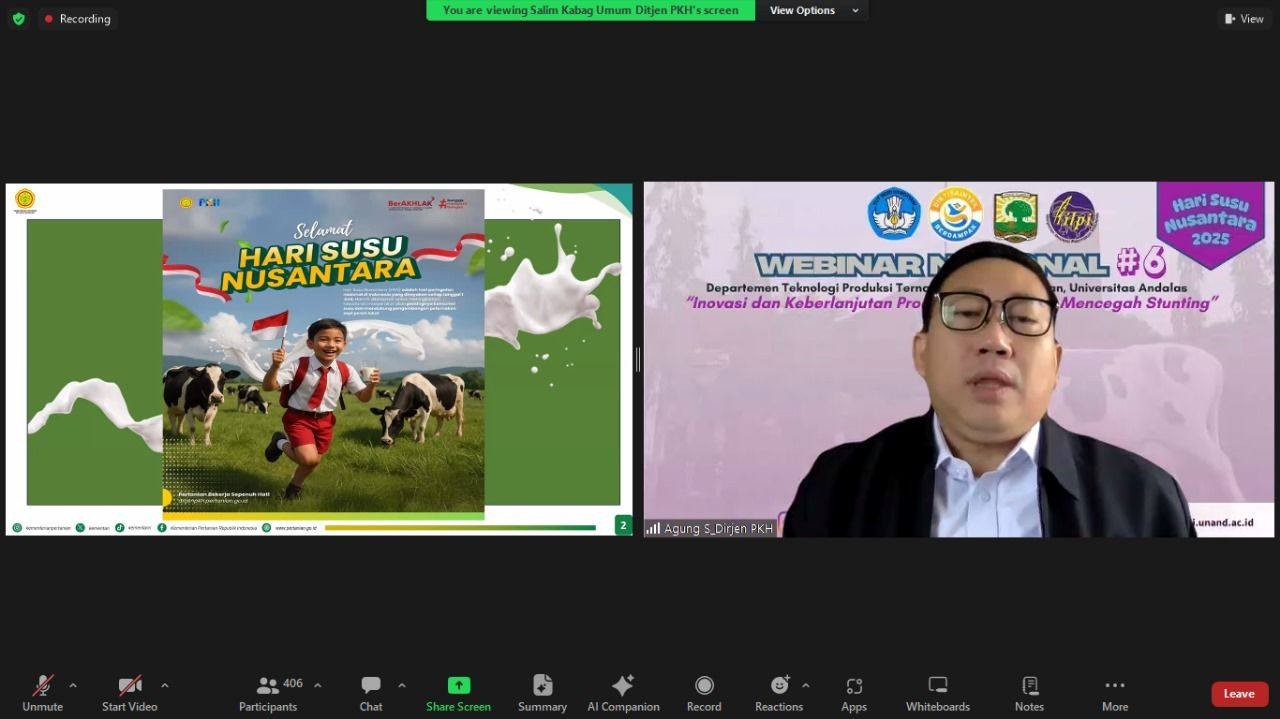 Jadi Senjata Ampuh Turunkan Stunting, Kementan Dorong Peningkatan Produksi Susu Lokal
