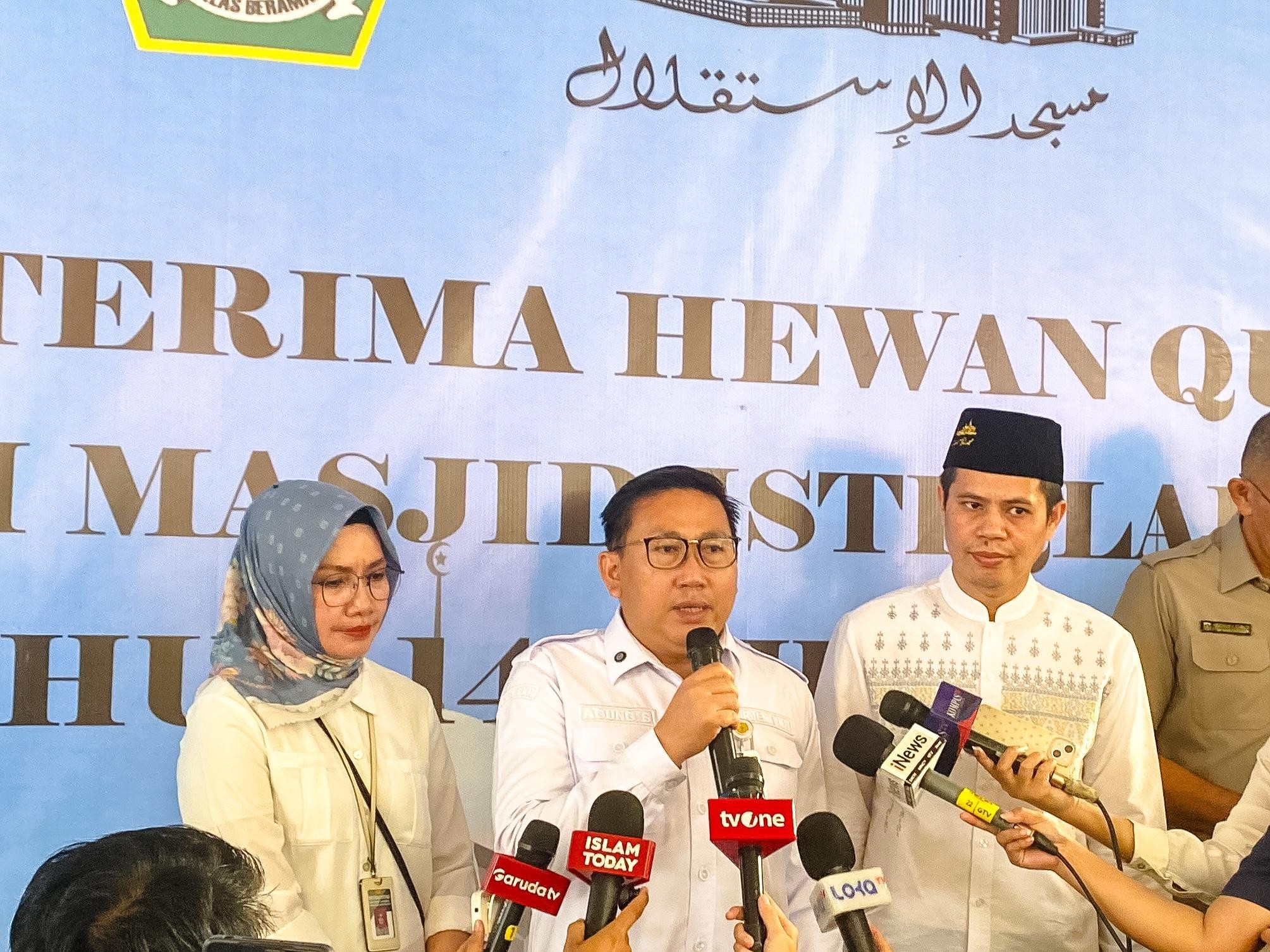 Kementan Bersama BPJPH Pantau Langsung Penyembelihan Hewan Kurban di Masjid Istiqlal, Hasilnya Aman dan Halal 