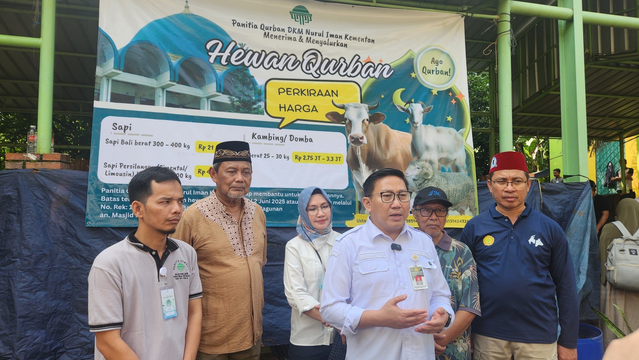 Sapi Kurban Mentan Disembelih di Masjid Kementan, Penuhi Standar Kesehatan dan Halal