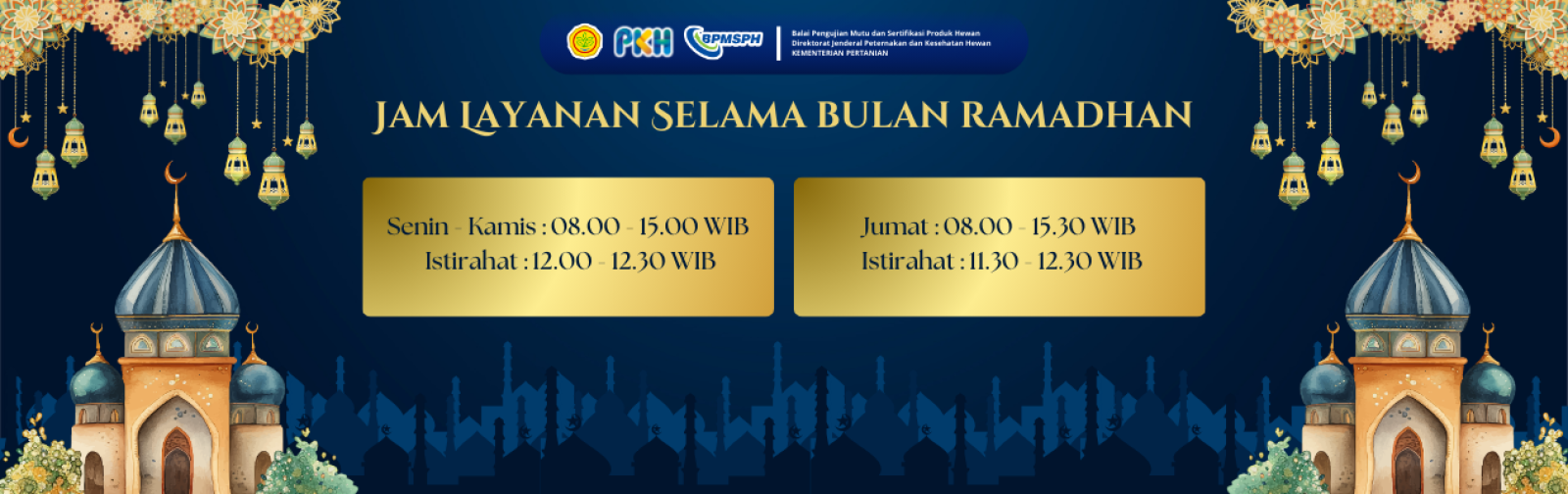 Jam Pelayanan Ramadhan
