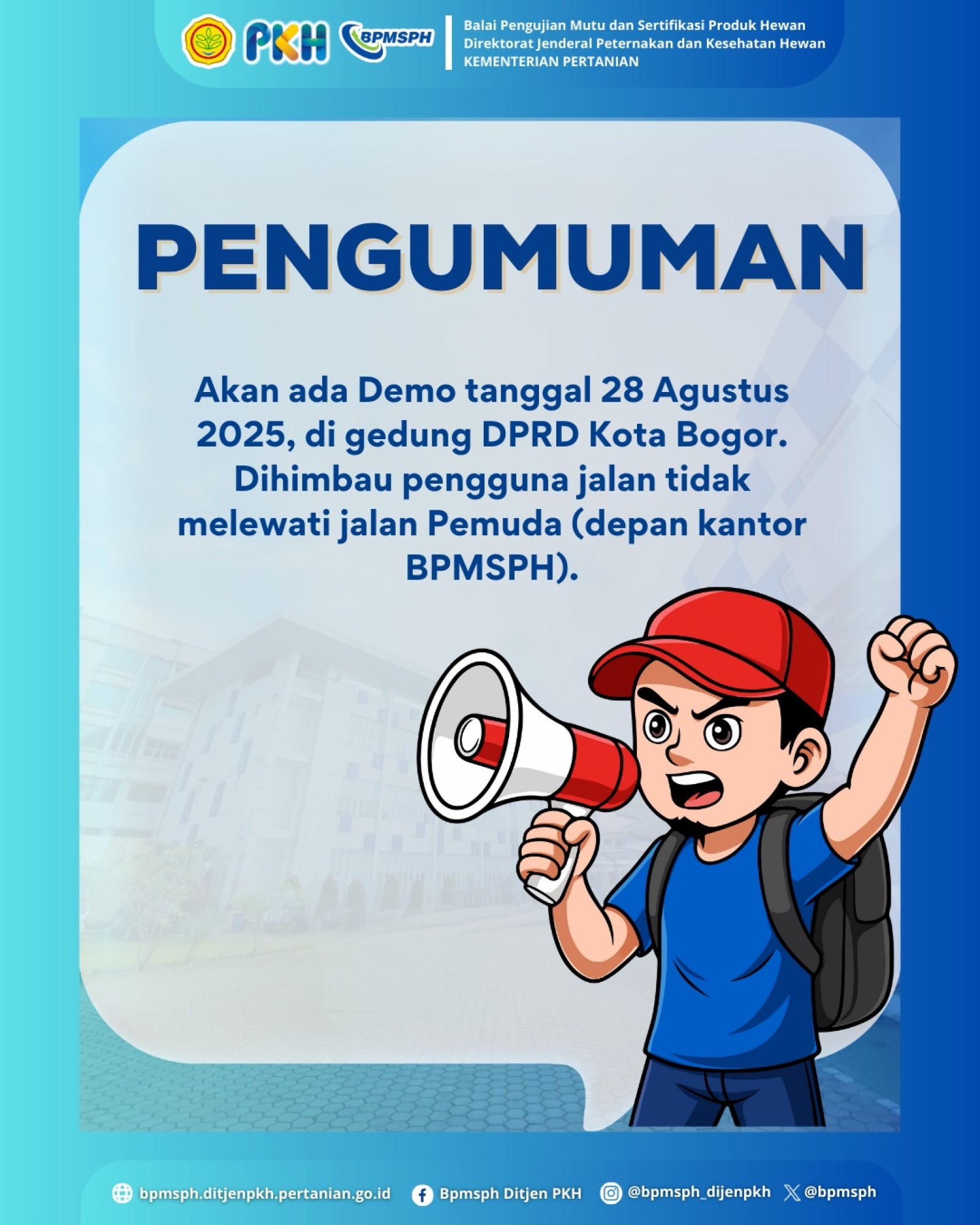 Himbauan terkait adanya Demo