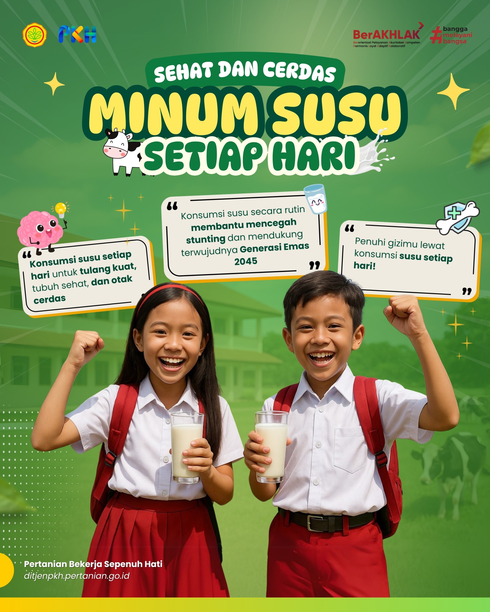 Susu bukan cuma enak, tapi juga kaya manfaat 