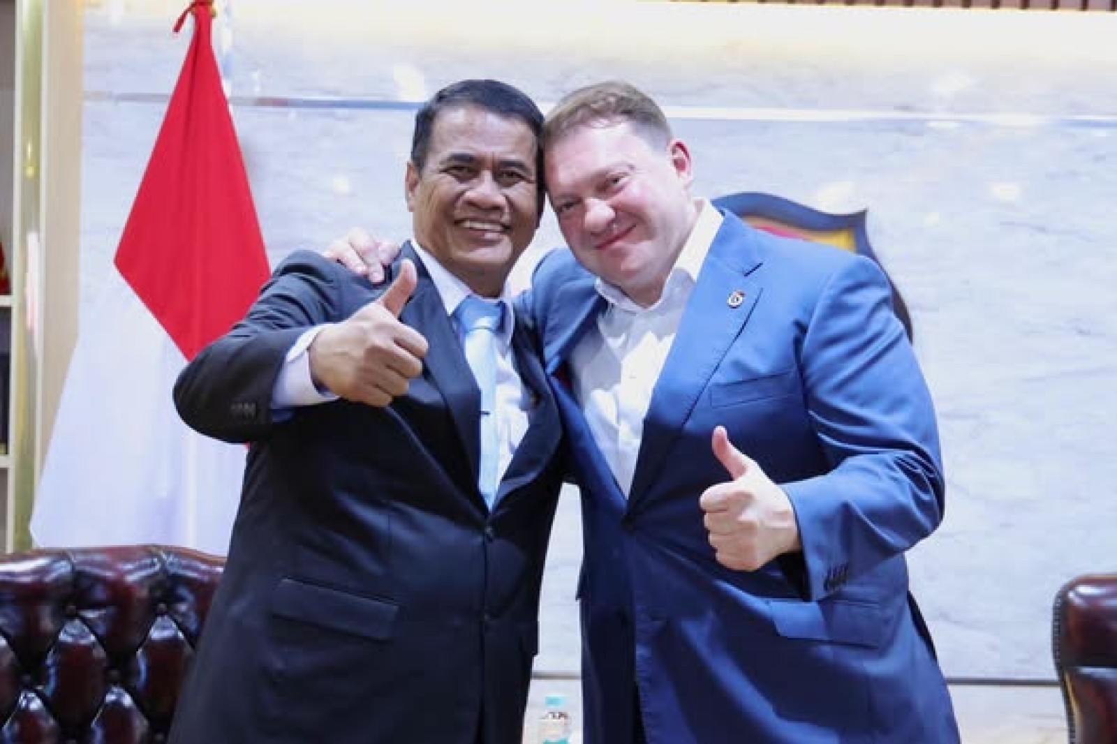Mentan Amran Sambut Hangat Putra Presiden Belarus, Perkuat Hubungan Strategis