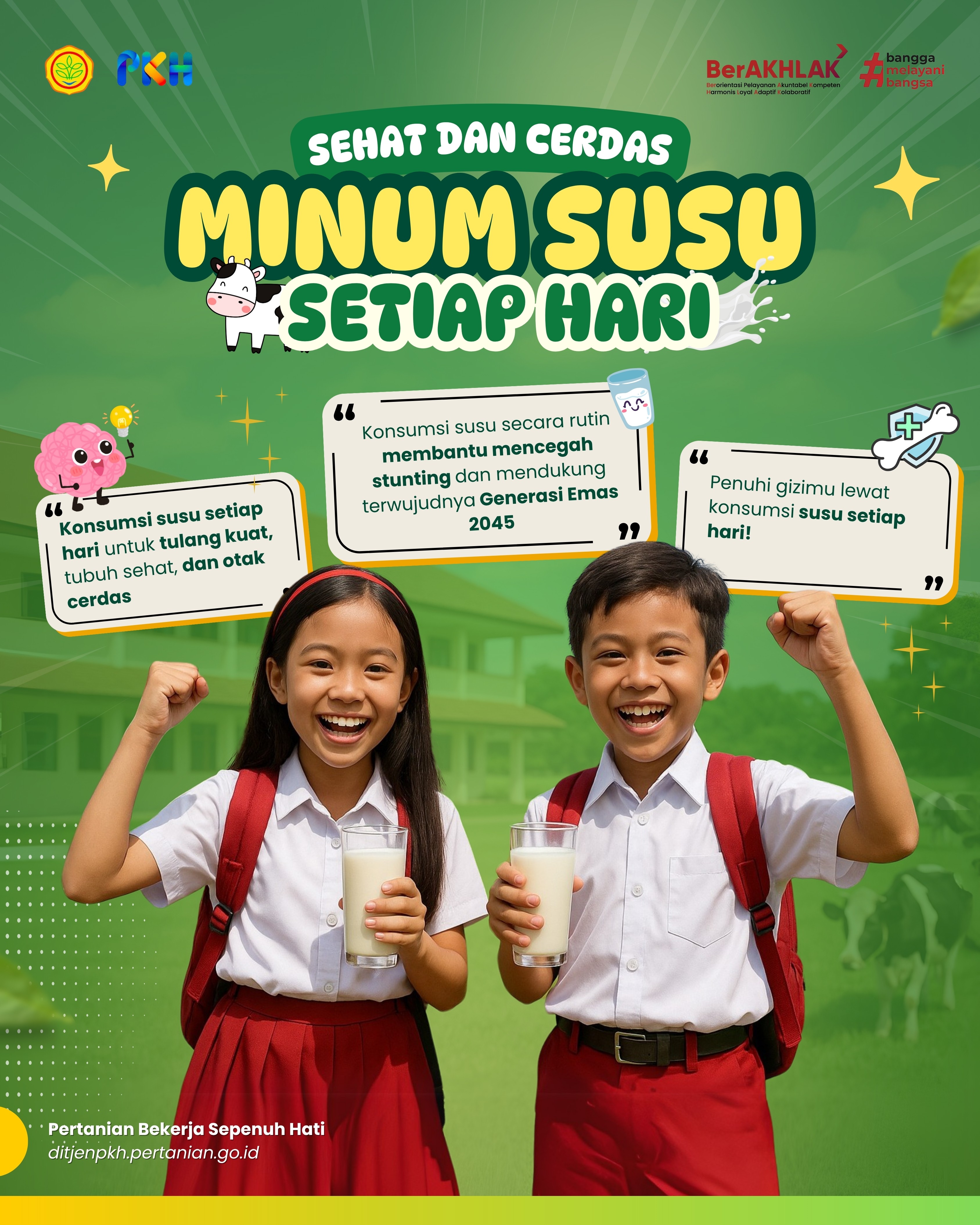 Susu bukan cuma enak, tapi juga kaya manfaat 