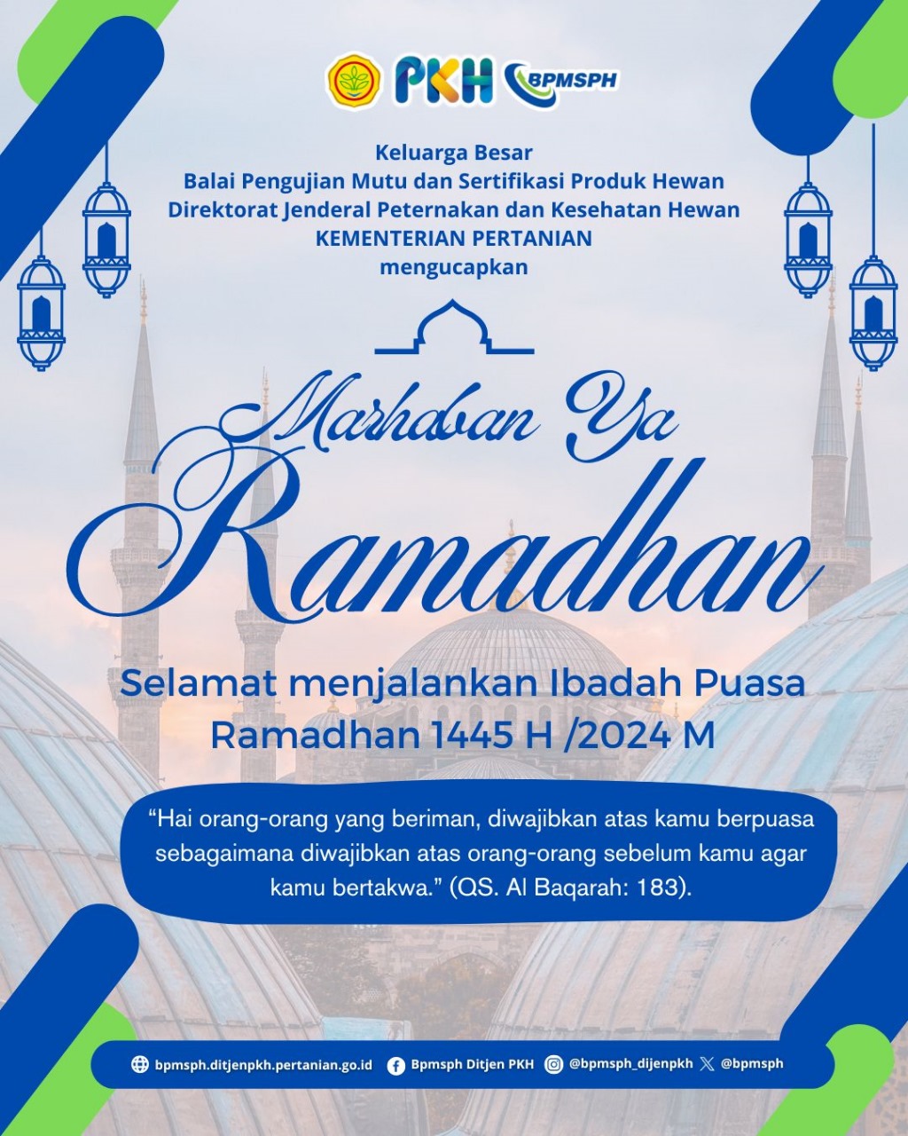 Selamat Menjalankan Ibadah Puasa Ramadhan 1445 H/2024 M