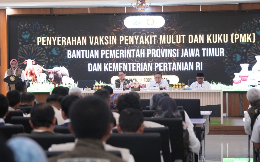 Kementan Distribusikan 652 Ribu Dosis Vaksin PMK Tahap 2 ke Jawa Timur